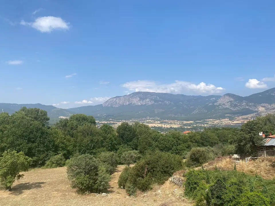 Denizli'de dağ manzarası