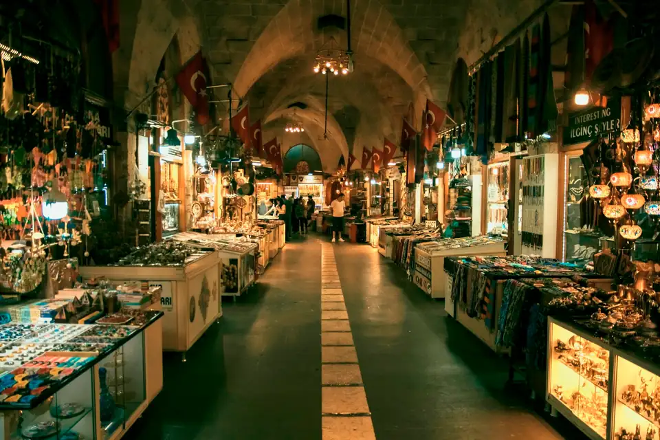 Gaziantep'te kapalı çarşı